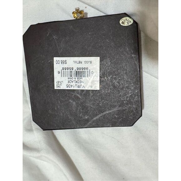 VintGe juicy couture y2k 2000s lock & key curb chain charm necklace silver set 2 - Picture 5 of 5